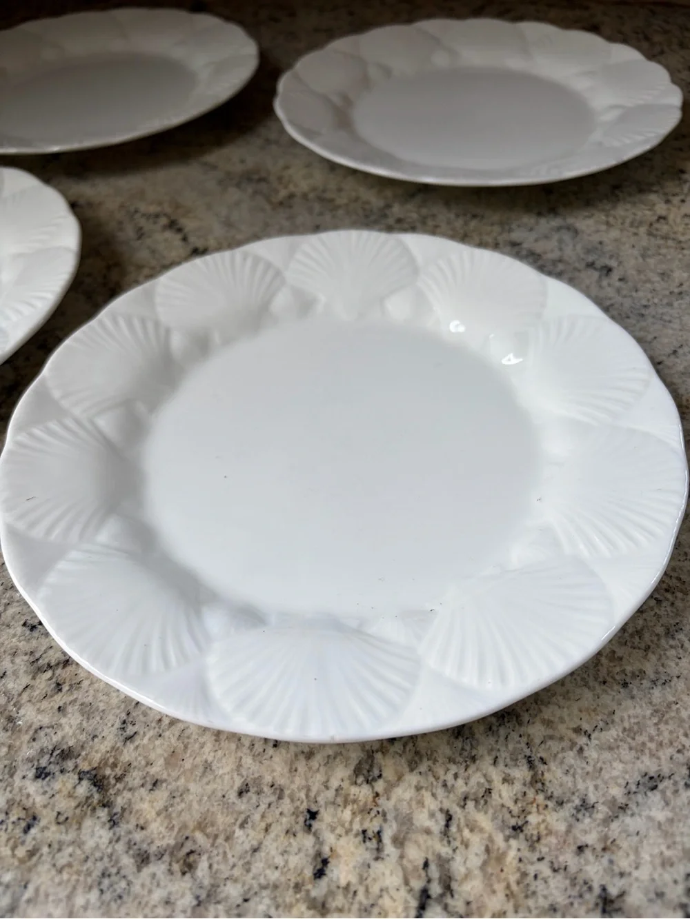 Wedgewood Oceanside China 4 8” side salad plates